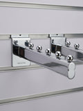 Premium chrome wall-mount racks slatwall panel mount – Tanzania