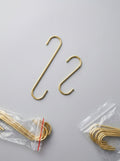 Gold S-Hooks for Jeans