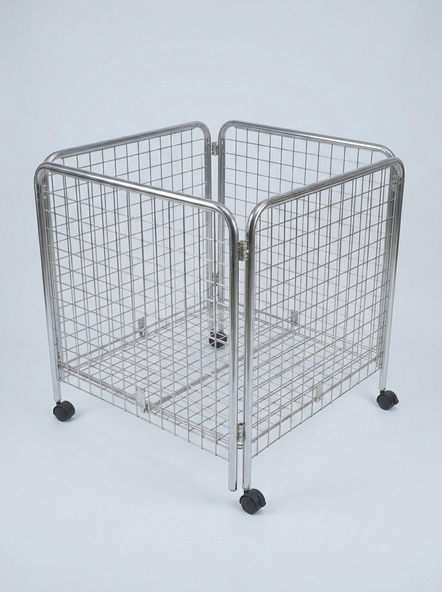 Folding Wire Merchandising Display Bin