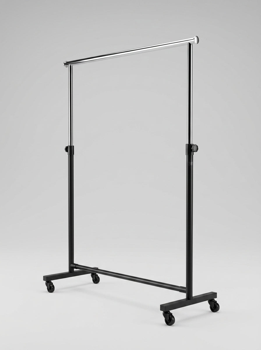 Heavy-Duty Rolling Garment Rack