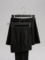 Black plastic clip pants and skirt hangers – photo 3