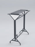 Industrial Y-Frame Multi-Rail Garment Display Rack