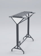Industrial Y-Frame Multi-Rail Garment Display Rack