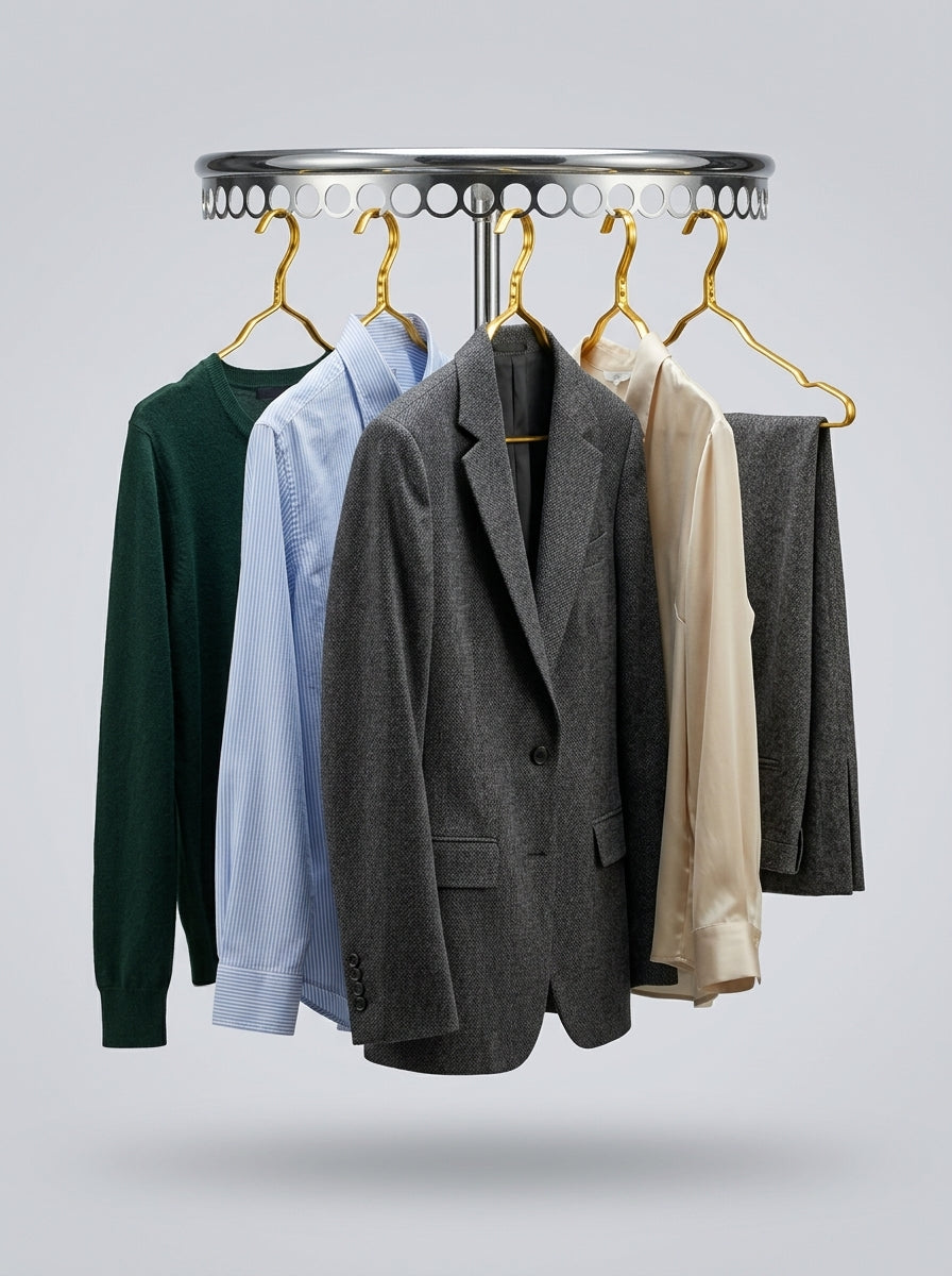 Premium Gold-Coated Wire Hangers (10pcs)