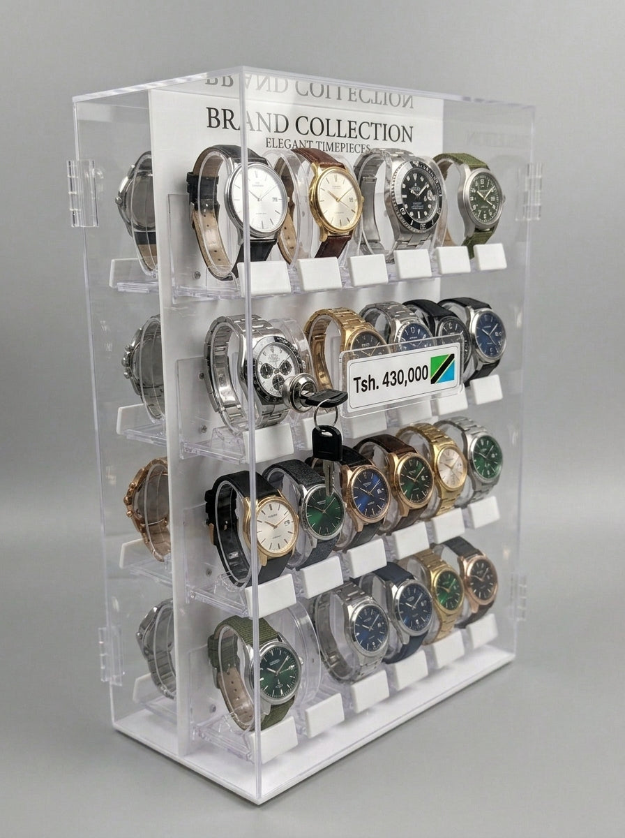 Lockable Acrylic Watch Display Case