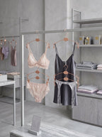CONNEC Premium Rose Gold Lingerie Hangers (Pack of 10)
