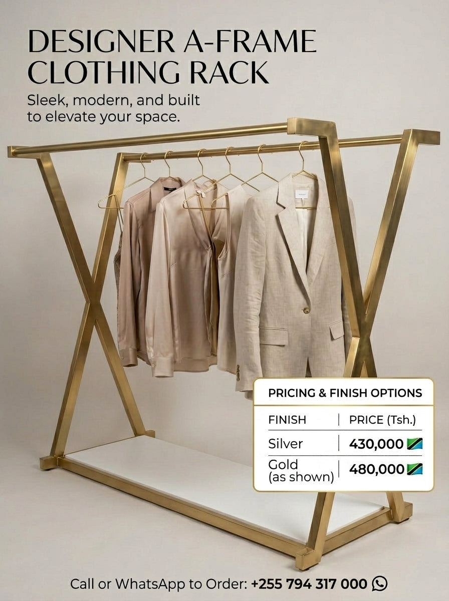 Designer A-Frame Clothing Rack