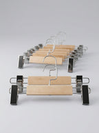 Premium Kids' Wooden Clip Hangers (12pcs)