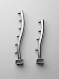 Chrome Waterfall Display Arms – Bar Hook Mount (Slatwall/Crossbar)