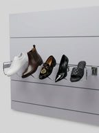 Chrome Zigzag Shoe Display Rack1
