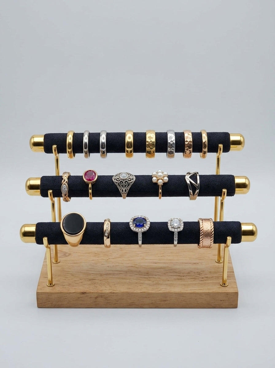 3-Tier Jewelry Ring & Bracelet Display Stand