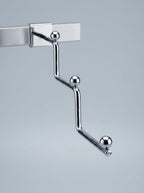 Modular zigzag merchandise hooks chrome – photo 3