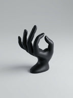 Matte Black Sculptural Hand Mannequin – Ring & Bracelet Display Stand