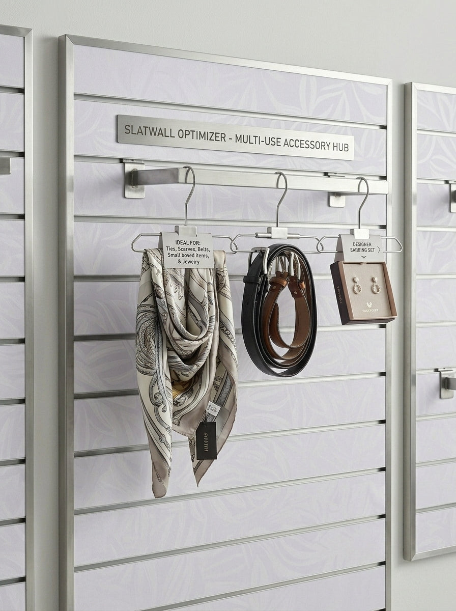 Slatwall Face-Out Garment Hanger Bar
