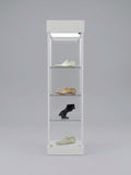 Premium White Glass Display Showcase
