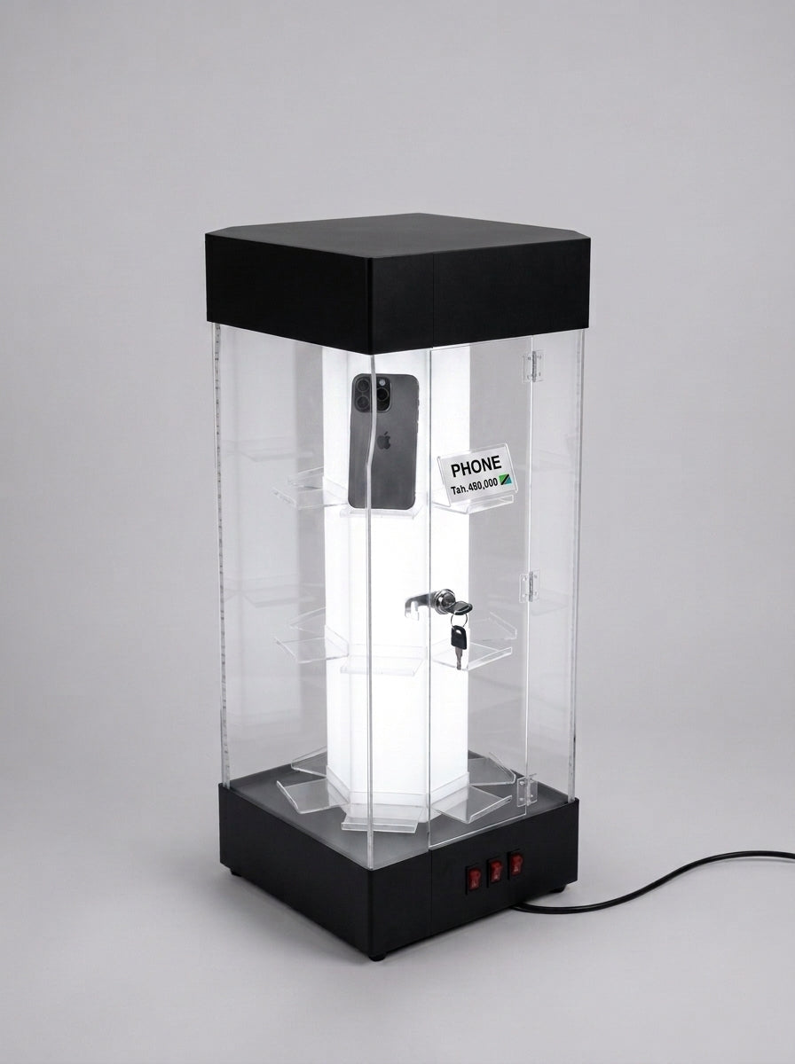Rotating Acrylic Display Tower