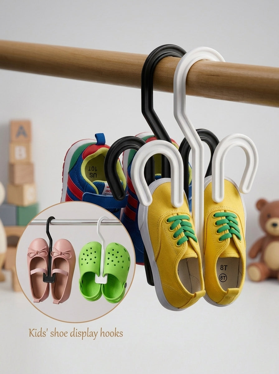 Slipper & Kids' Shoe Display Hooks (10pcs)