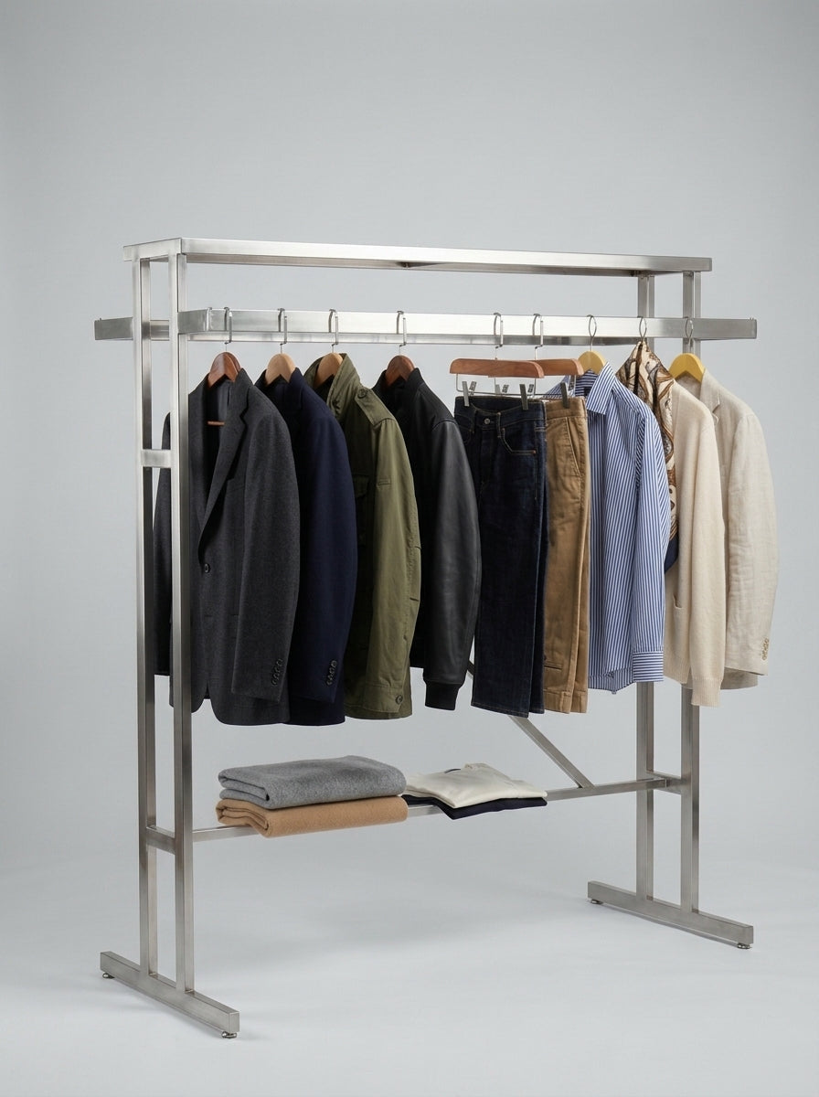 CONNEC Premier Double-Tier Clothing Rack