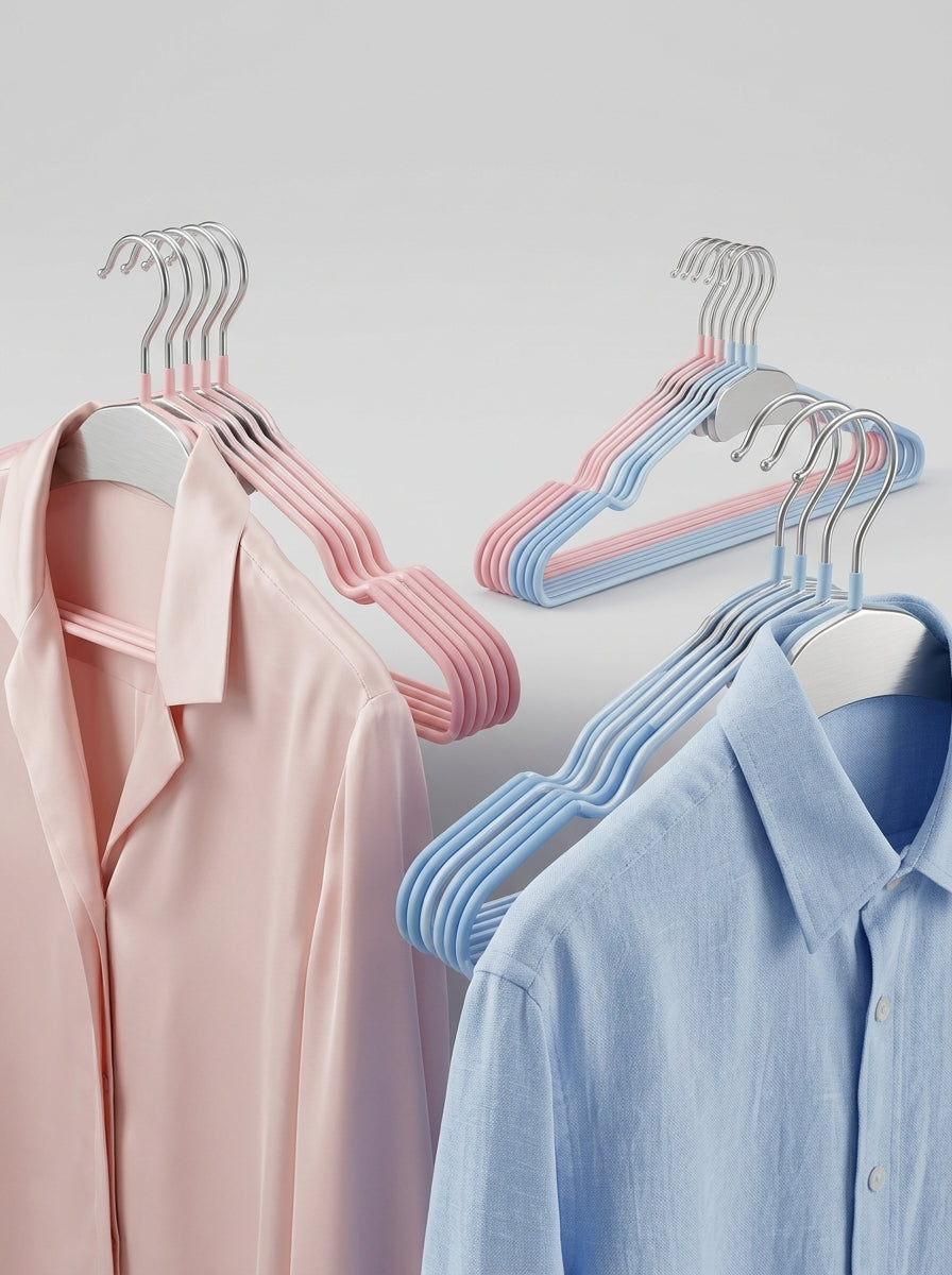 Heduoos Anti-Skid Velvet Coat Hangers — Pack of 10