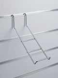 Chrome Wire Shoe Display for Slatwall Display Board Panels (12pcs)