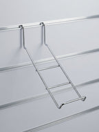 Chrome Wire Shoe Display for Slatwall Display Board Panels (12pcs)