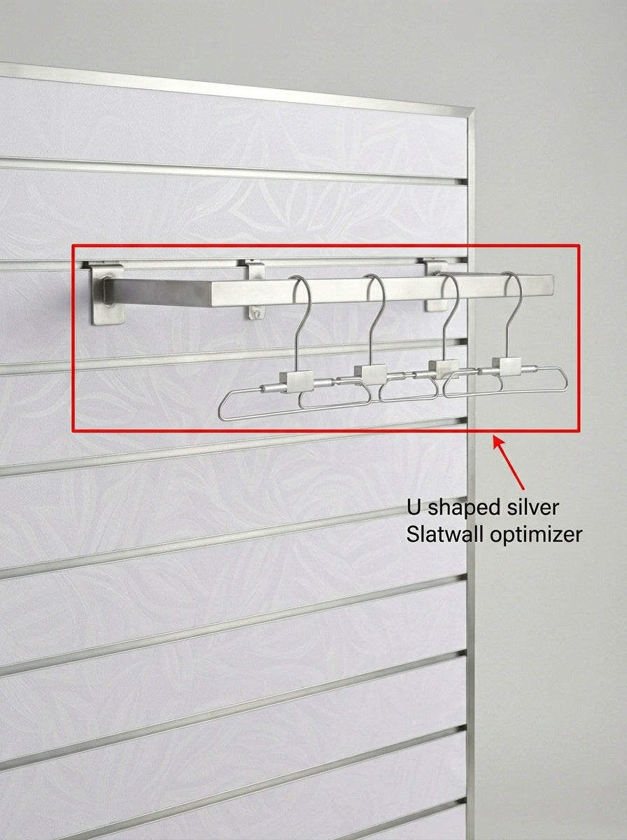 Slatwall Face-Out Garment Hanger Bar
