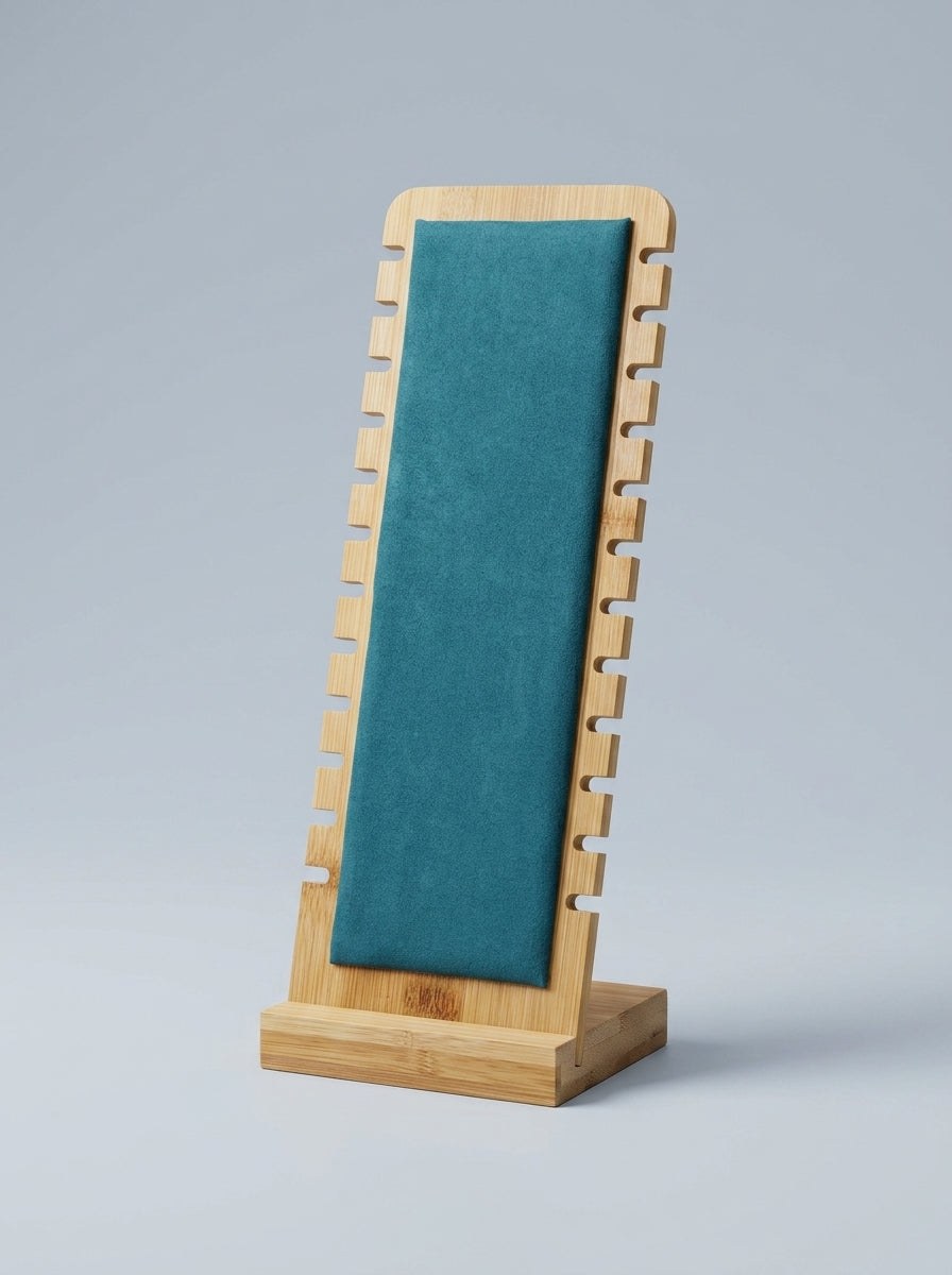 Aura Jewelry Display – Multi-Necklace Bamboo Stand