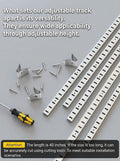 Adjustable Shelf Track Rail