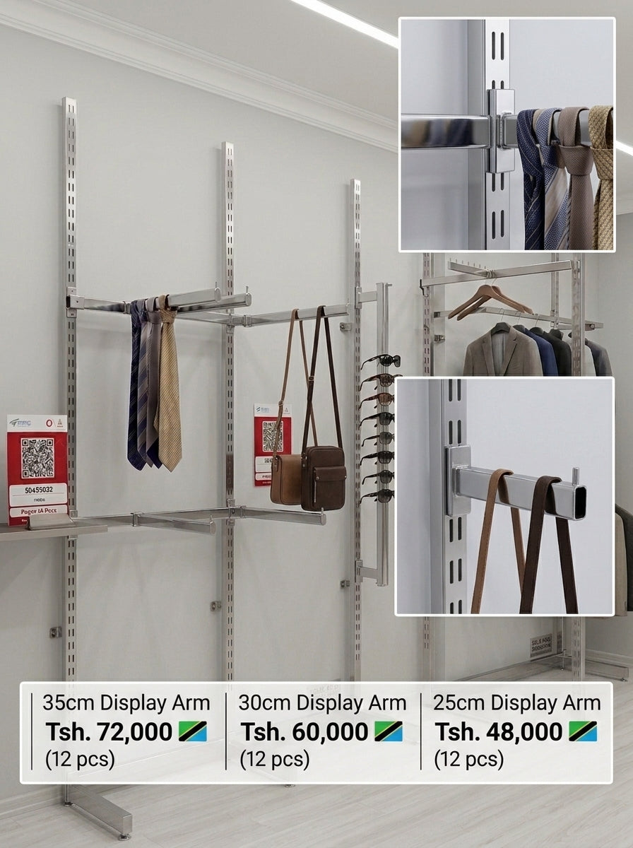 Premium Chrome Display Arms – Stainless Chrome Collection
