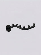 Aura Sculptural Metal-Bead Hanger – Thin Waterfall Wall Mount
