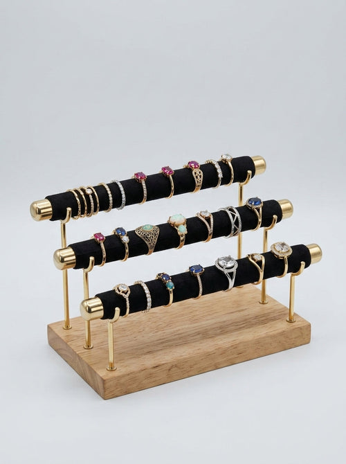 3-Tier Jewelry Ring & Bracelet Display Stand