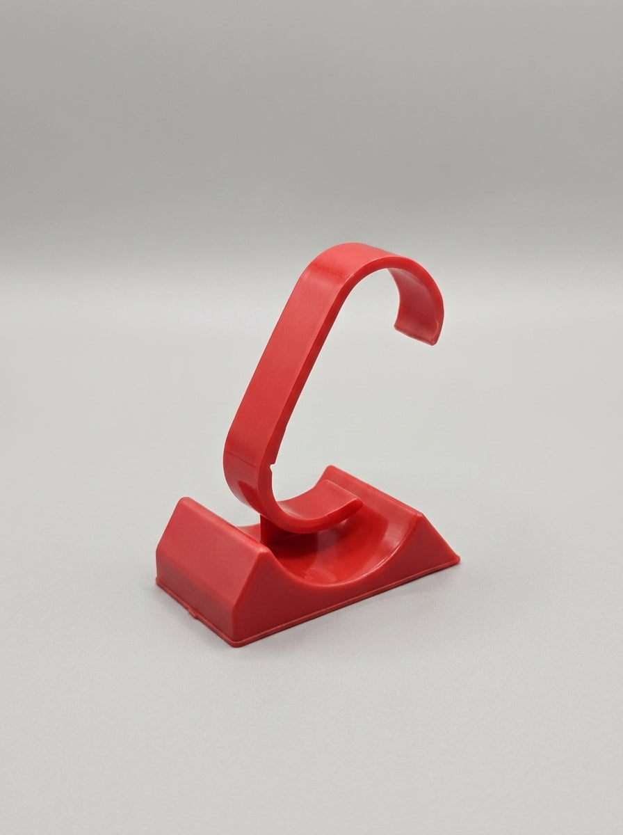 Red C-Hook Watch Display Stand