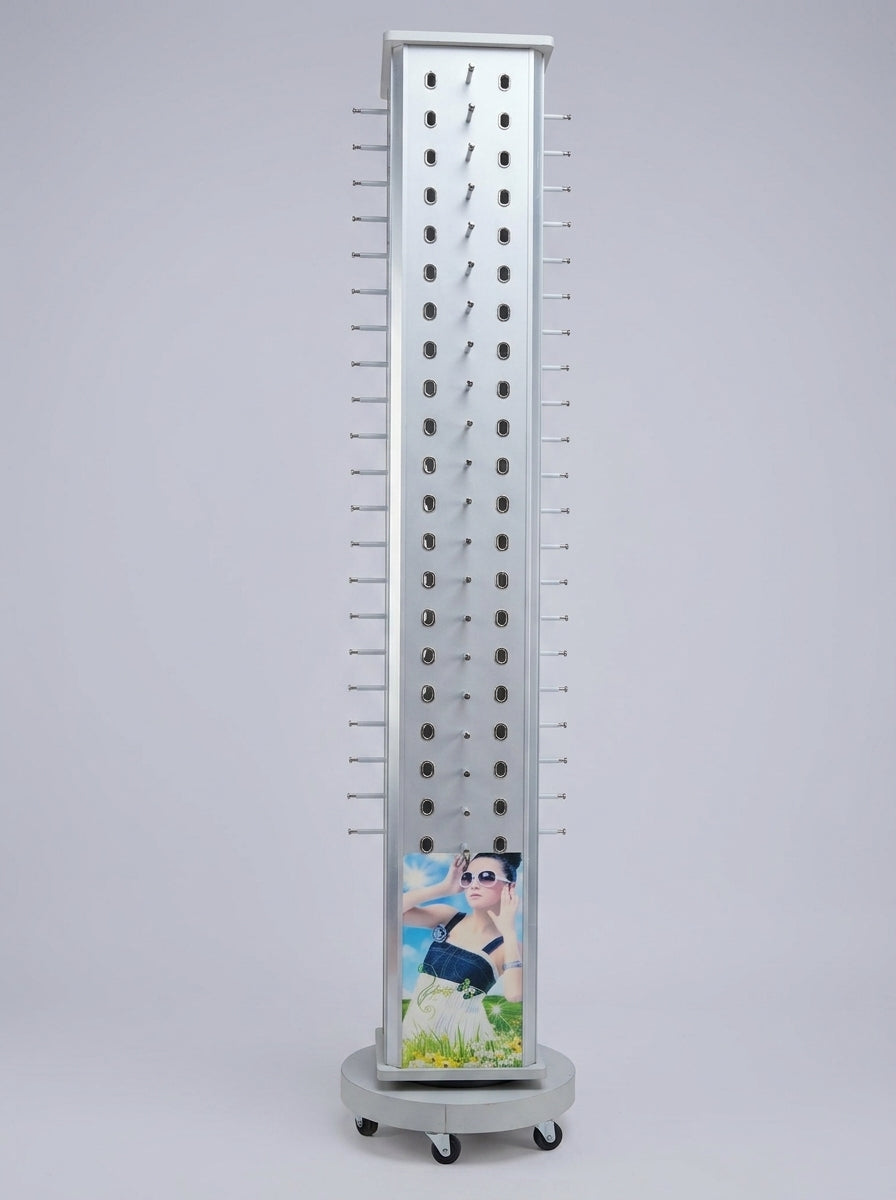 Rotating Eyewear Display Stand – Silver
