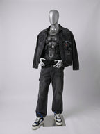 Connec Matte Silver Male Mannequin (Full Body — Athletic / Medium)