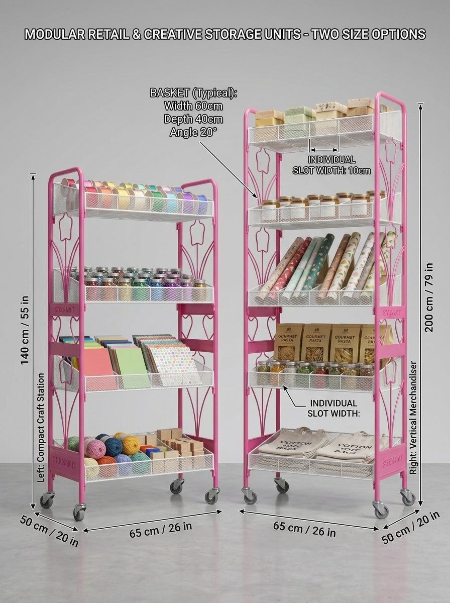 Modular Rolling Display Rack