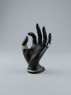 Matte Black Sculptural Hand Mannequin – Ring & Bracelet Display Stand