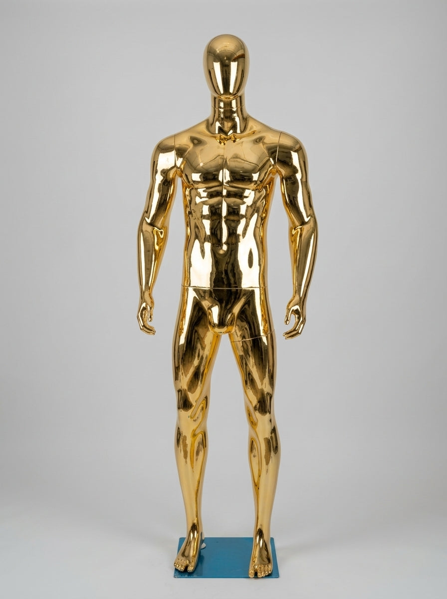 Gold Male Display Mannequin