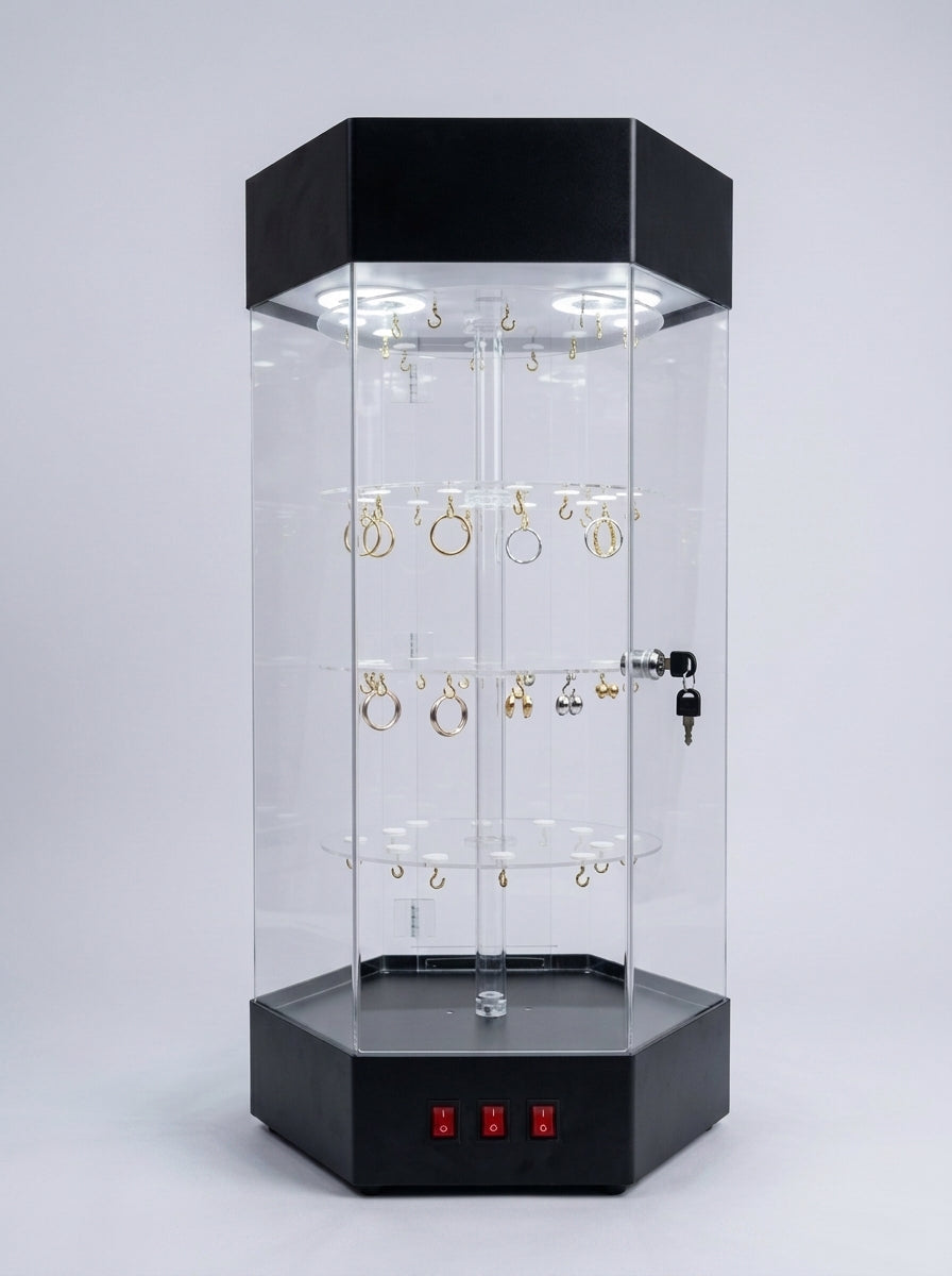 Earring & Jewelry Display Storage Tower