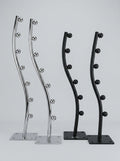 Aura Sculptural Metal-Bead Hanger – Thin Waterfall Wall Mount