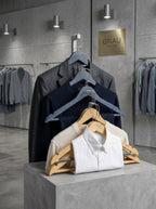 Plastic Clothes Hangers – Wooden Look