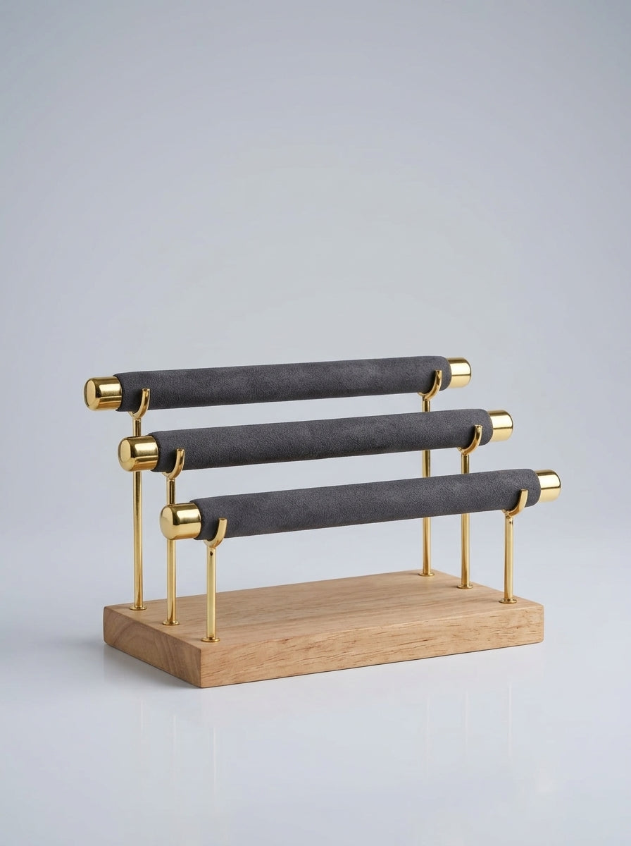 3-Tier Jewelry Ring & Bracelet Display Stand