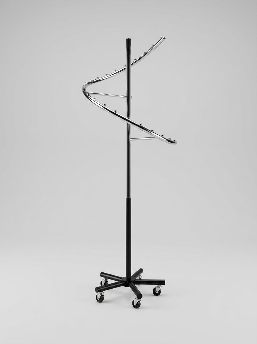 Spiral Garment Display Rack