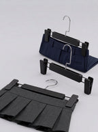 Black plastic clip pants and skirt hangers – photo 2