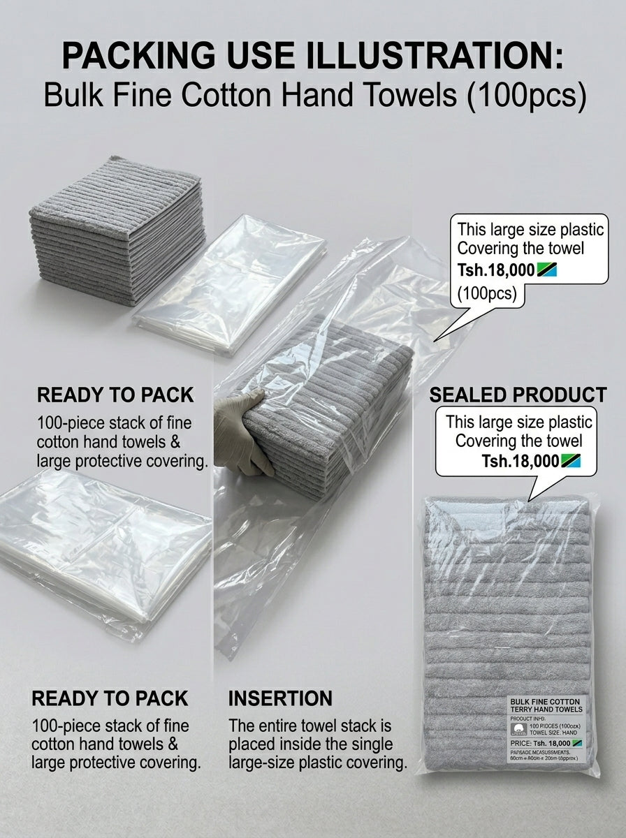 Clear Plastic Garment Packaging Bags (Hangable, 100pcs)