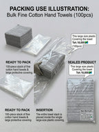 Clear Plastic Garment Packaging Bags (Hangable, 100pcs)