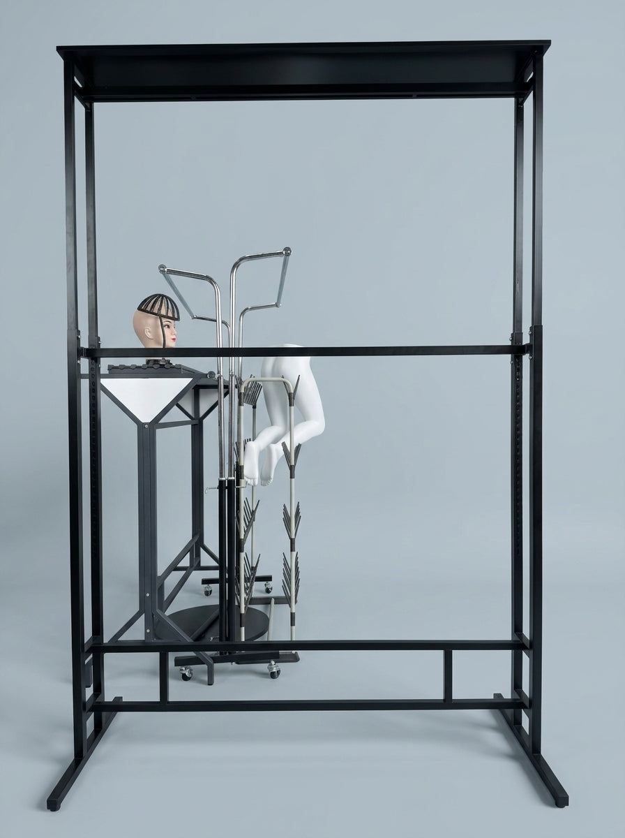 Premium Adjustable Double-Rail Garment & Display System