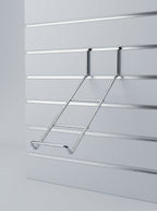 Chrome Wire Shoe Display for Slatwall Display Board Panels (12pcs)