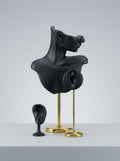 Jewelry Earring Display Combo Set – Black Bust, Ear Stands & Ear Stud Holder