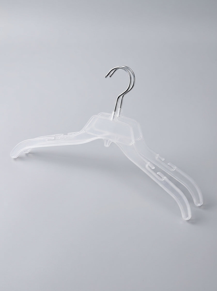 Clear Plastic Clothes Hangers (10pcs)