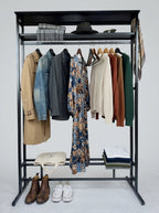 Premium Adjustable Double-Rail Garment & Display System